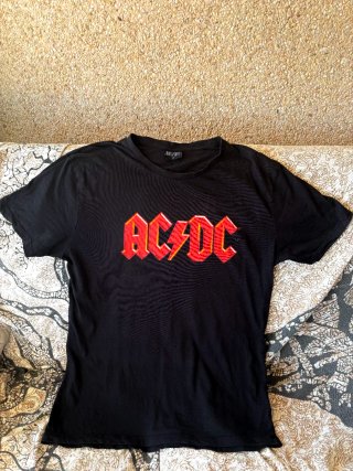 Camiseta AC/DC Negra