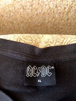 Camiseta AC/DC Negra