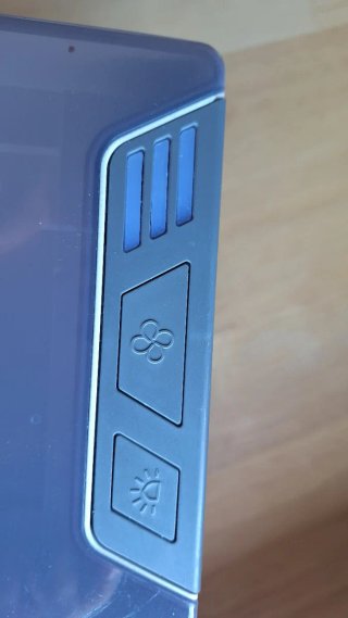 Climatizador Portátil Azul y Gris