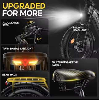 Bicicleta Eléctrica HIKNIGHT H6PRO Fat Bike