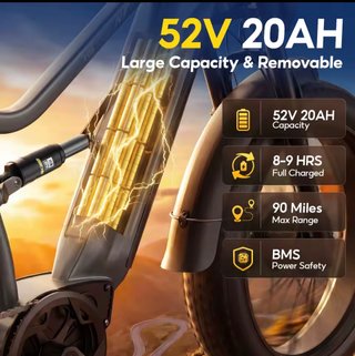 Bicicleta Eléctrica HIKNIGHT H6PRO Fat Bike