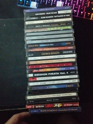 Lote de 25 CDs Rock/Metal Antiguo (SOLO ENVIO)