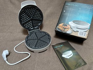 Gofrera Cecotec Fun Gofrestone Round 1000W | Caja