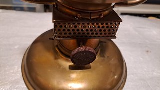 Lampada Minerario Vintage Ottone, Cordless