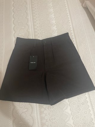 Massimo Dutti Pantalón Corto Marrón
