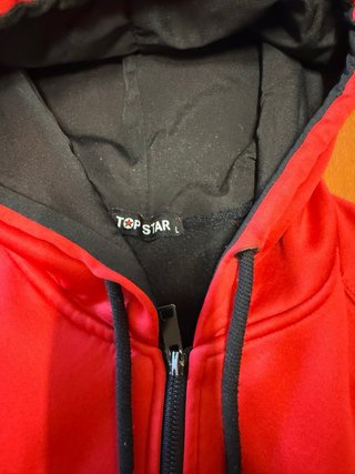 Sudadera con Capucha y Cremallera