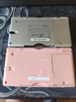 Lote 2 Nintendo DS Lite (Rosa y Plata)