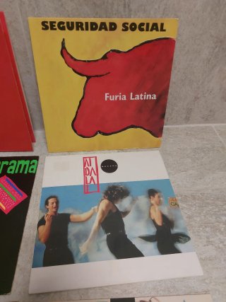 Lote 6 Vinilos Pop-Rock Español 80s