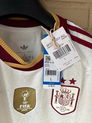 Camiseta España 2 Estrellas Talla L