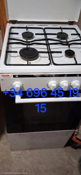 Cocina de gas con horno Telefunken tf 34696 451915