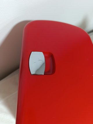Mini nevera portátil roja Bruneau 4l Con cable de
