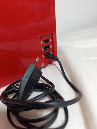 Mini nevera portátil roja Bruneau 4l Con cable de