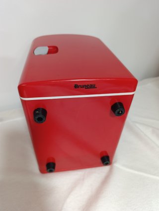 Mini nevera portátil roja Bruneau 4l Con cable de