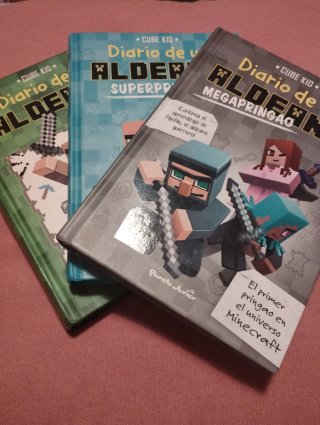 3 primeros libros saga Un aldeano pringao