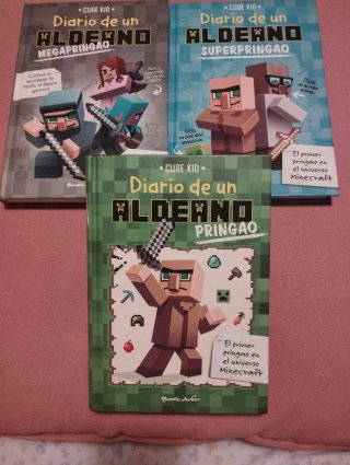 3 primeros libros saga Un aldeano pringao