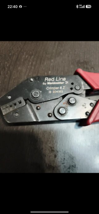 Grapadora Weidmüller para cable
