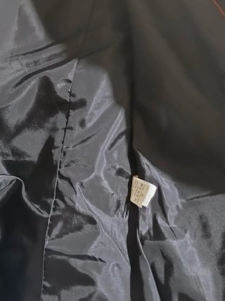 Blazer de cuero negro