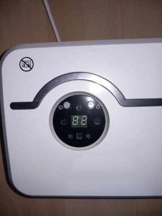 Calefactor de aire blanco