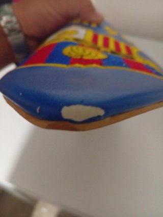 Babucha con adorno del barça