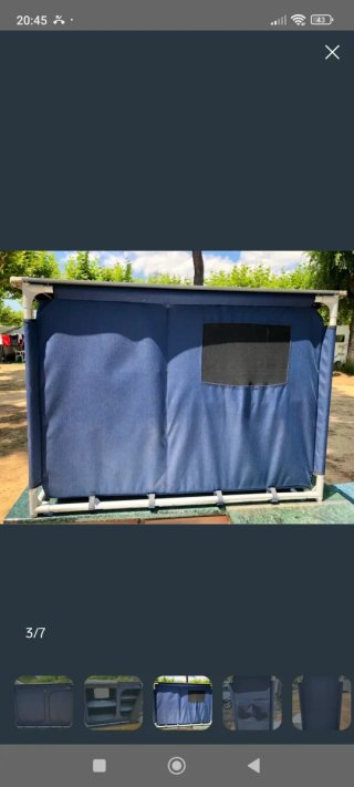 Mueble Camping Brunner Azul