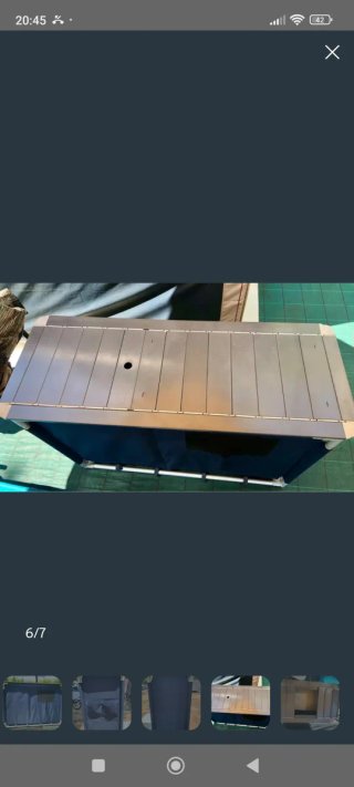 Mueble Camping Brunner Azul