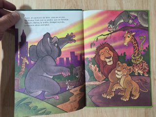 Clásico cuento Disney. "Salvaje the wild".Salvat.