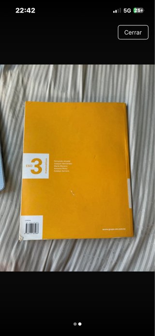 libro matemáticas 3 de E.S.O