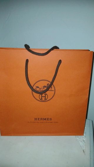 Bolsa de Papel Hermes Naranja Original