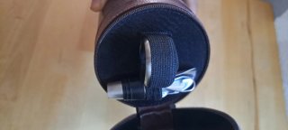 Estuche Tronsportar cuero botellas
