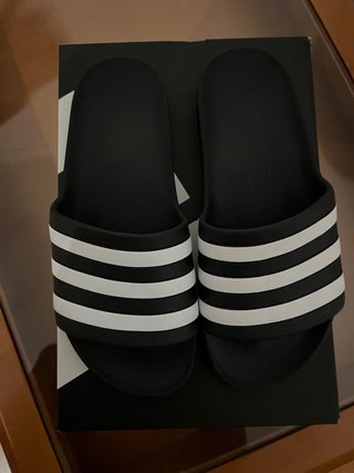 Chanclas Adidas Adilette Aqua Negras Talla