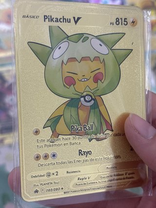 Cartas Pokémon Doradas Metálicas