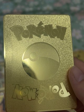 Cartas Pokémon Doradas Metálicas