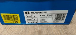 Adidas Hamburg Zapatillas Negras.
