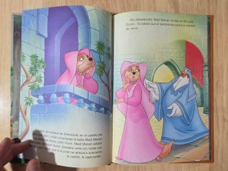 Clásico cuento Disney. "La carta de Robin Hood".