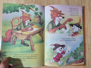 Clásico cuento Disney. "La carta de Robin Hood".