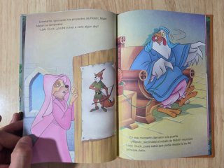 Clásico cuento Disney. "La carta de Robin Hood".