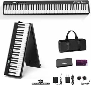 Teclado Digital 88 Teclas Plegable