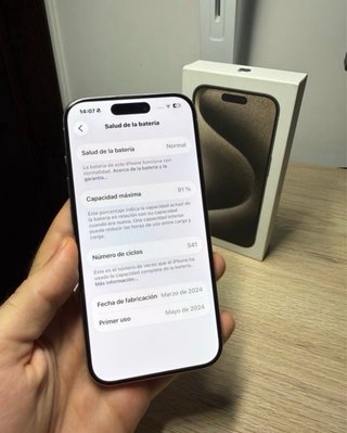iPhone 15 Pro 256GB Titaneo