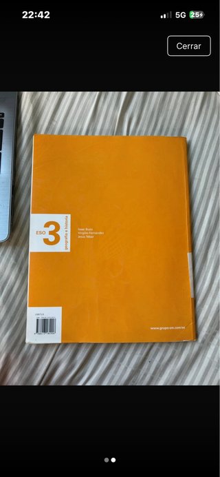 libro geografia e historia 3 de la Eso