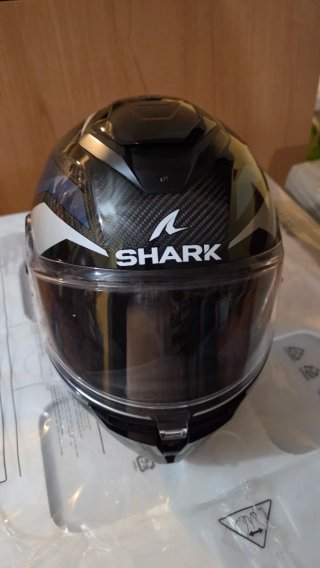CASCO DE MOTO SHARK SPARTAN GT PRO RITMO CARBON TA