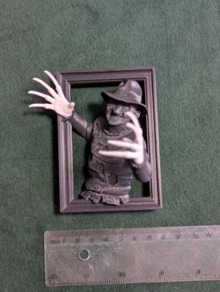 Cuadro Freddy Krueger 3D Marco
