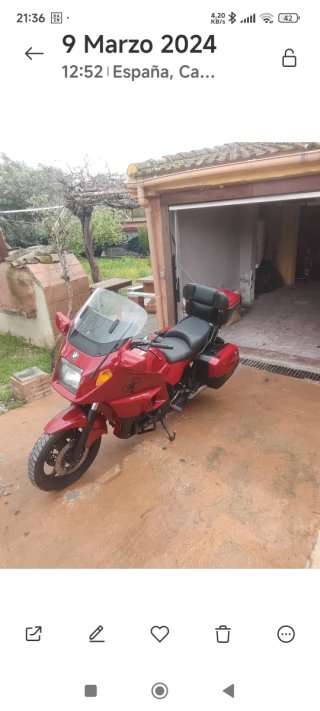 BMW K 1100 LT Roja