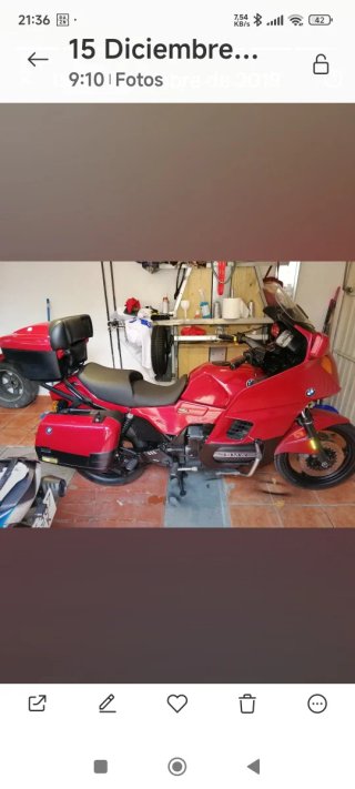 BMW K 1100 LT Roja