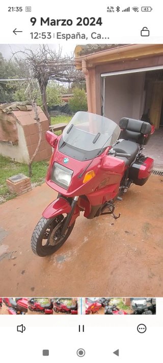 BMW K 1100 LT Roja