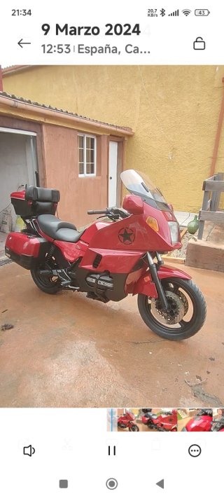 BMW K 1100 LT Roja