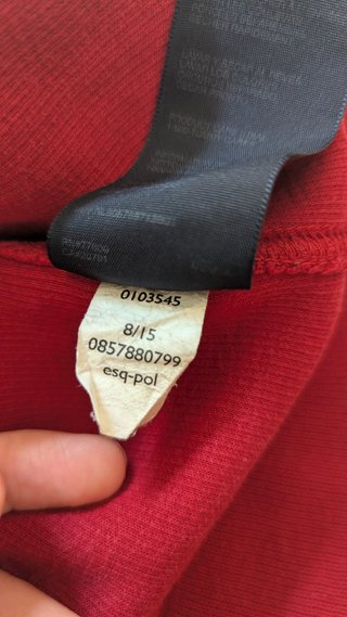 Jersey Tommy Hilfiger Rojo Talla M