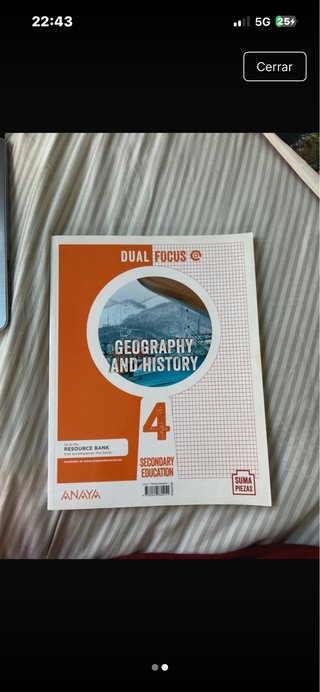 libro en ingles geografía e historia
