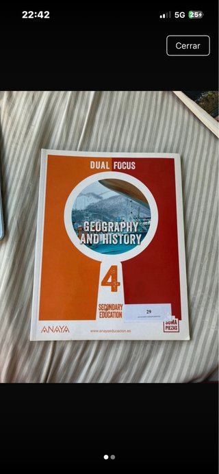 libro en ingles geografía e historia