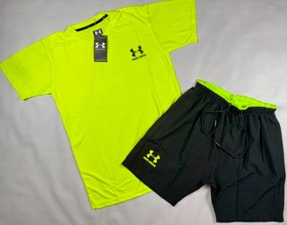 Conjunto deportivo Under Armour amarillo y negro