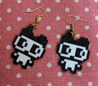 Pendientes Tamagotchi Mametchi Pixelados